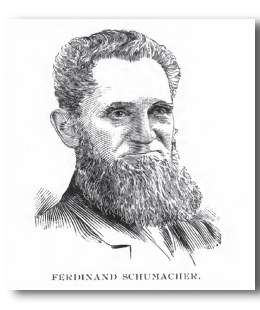 Ferdinand Schumacher, scetch from 50 years and over; by S. Lane